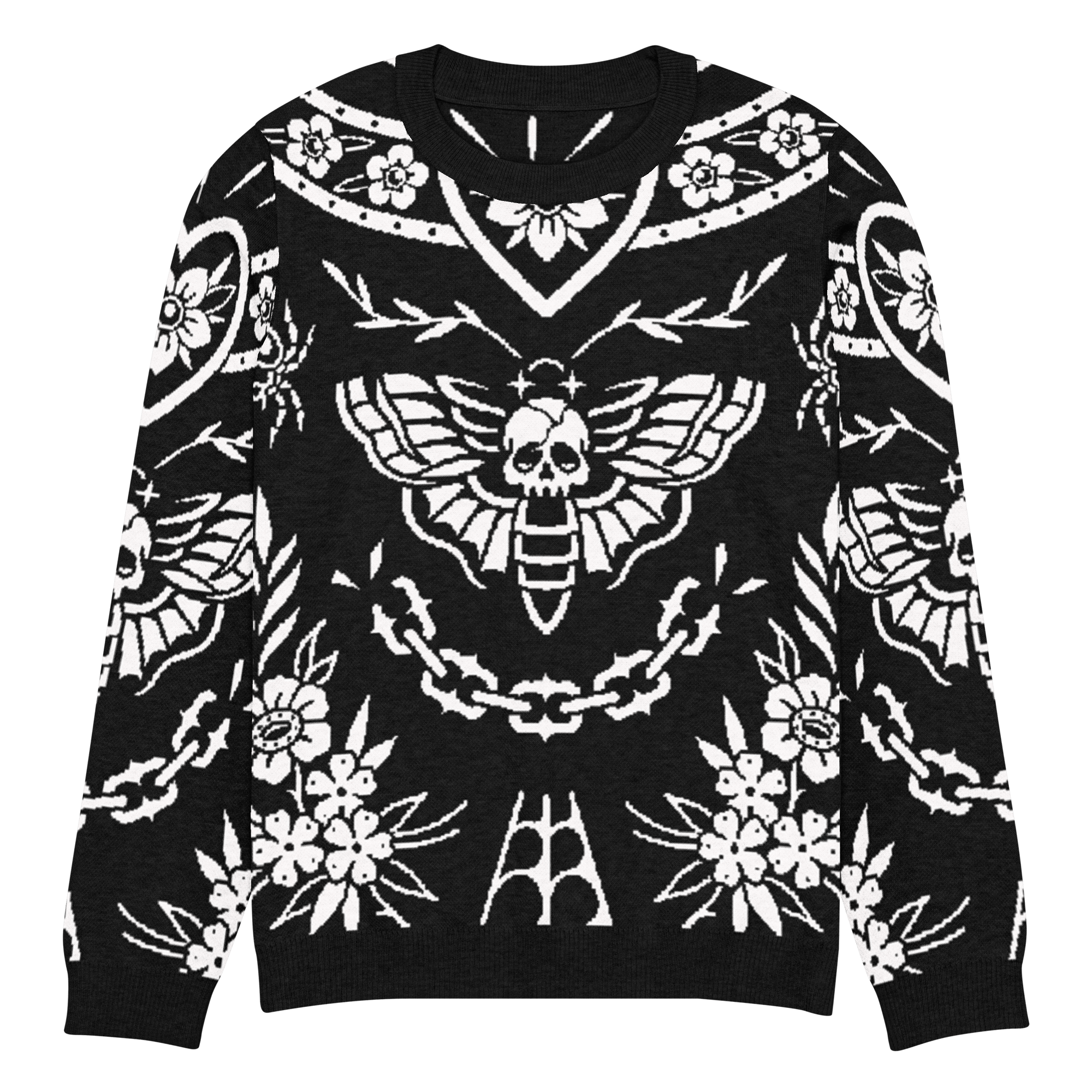 Old School Ink Knit Crewneck Sweater